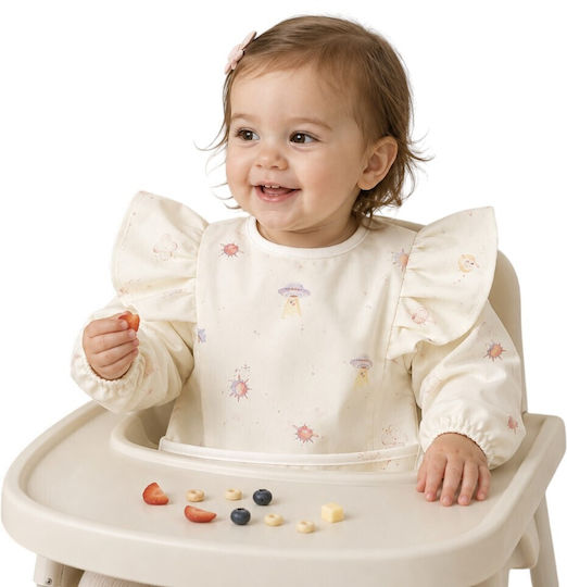 Queen Mother Salopetă impermeabilă din material textil cu mâneci ecru Queen Mother Salopetă impermeabilă din material textil cu mâneci ecru