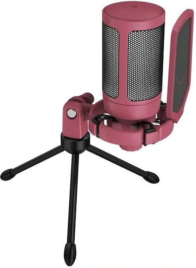 Fifine A6V Dynamic USB Tabletop Microphone in Red Color