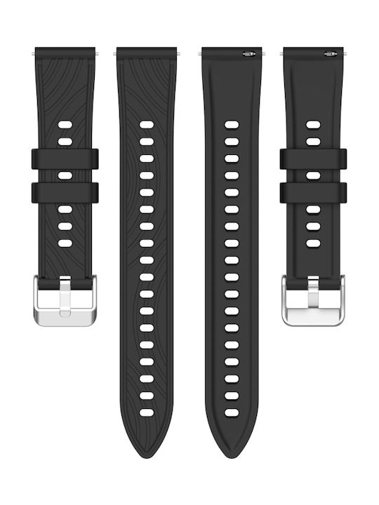 Silicone Gummi-Armband Lila 20mm