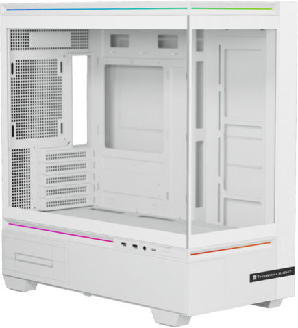 Thermalright TL-M10 Gaming Micro Tower Κουτί Υπολογιστή με Πλαϊνό Παράθυρο και ARGB Φωτισμό Λευκό