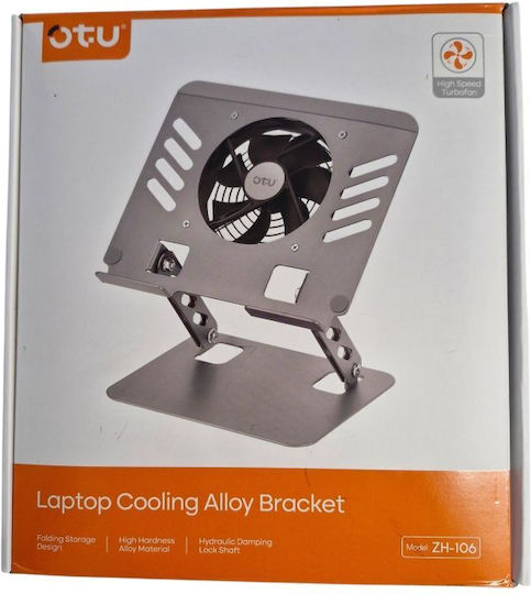 OTU ZH-106 Cooling Pad για Laptop έως 13" με 1 Ανεμιστήρα Γκρι