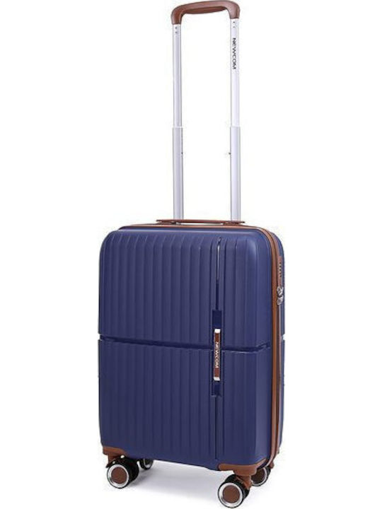 Newcom Cabin Hard Blue Suitcase 56cm Height