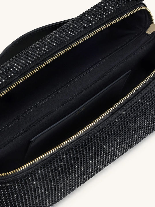 Fabric Women's Handbag Shoulder Black