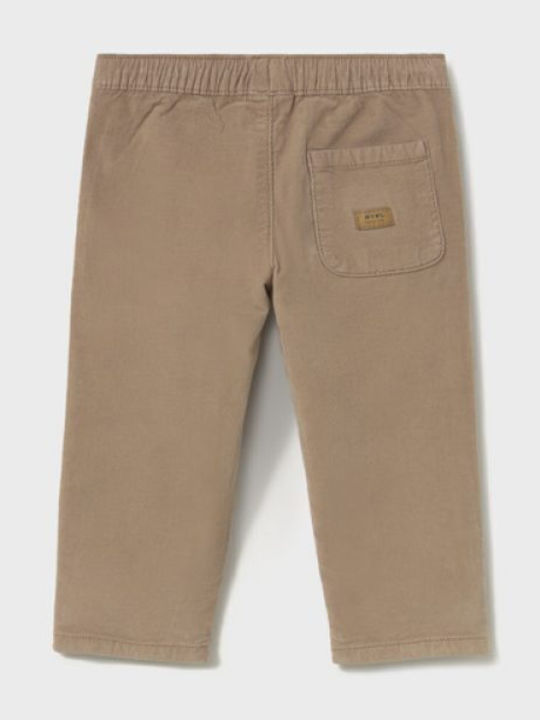 Kinderhose aus Cord Braun