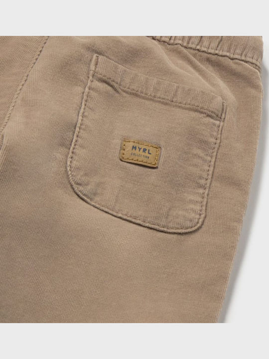 Kinderhose aus Cord Braun