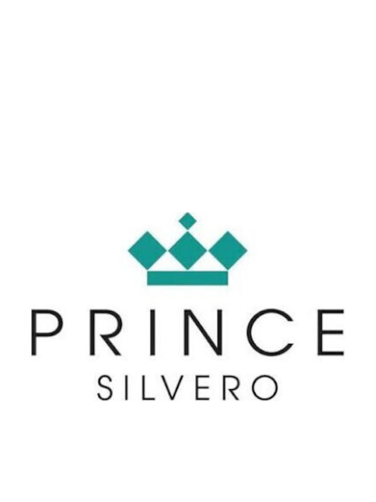 Prince Silvero Halskette mit Träne-Design aus Silber