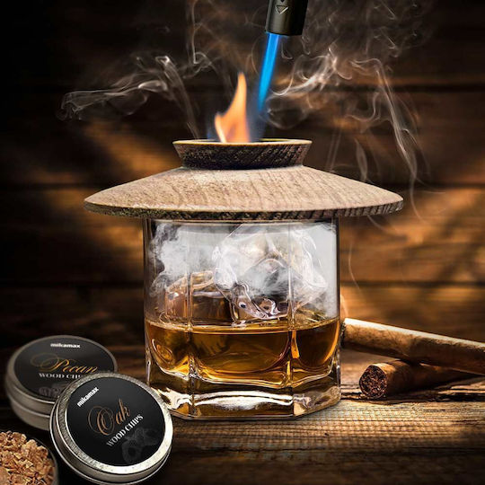Mikamax Whisky Пушилка – Комплект Резервни Дървени Чипсове За Пушилка За Уиски