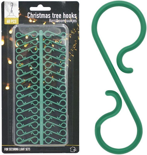 Hooks Set 60 Pcs Green Green