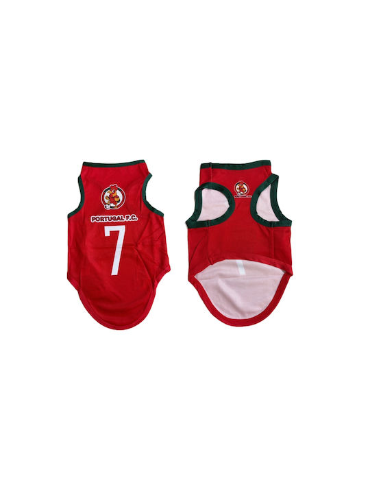 Replica Hundeshirts Portugal Nationalteam 7 Rote Grüne