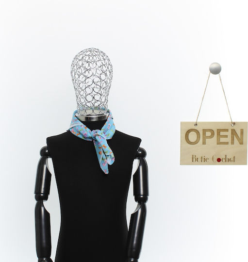 Set 6 Bentite Pentru Păr Copii ButicCochet 50x50 Cm Bumbac Design Fundiță Multicolor