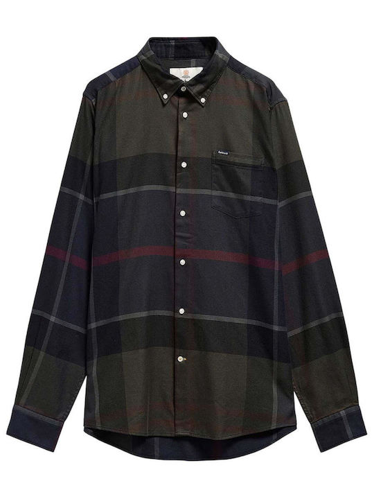 Dunoon Short Sleeve Cotton Checked Multicolour Shirt