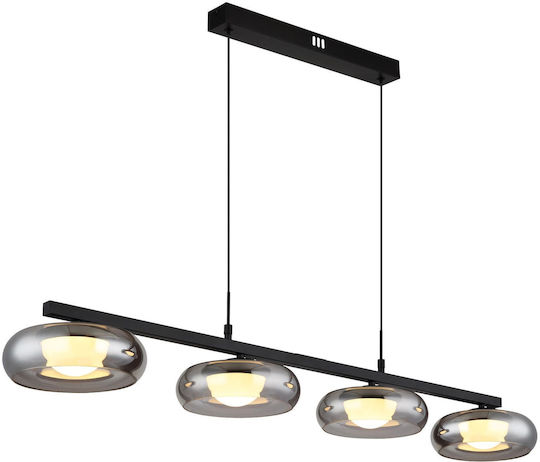 Globo Lighting Κρεμαστό Φωτιστικό Μαύρο