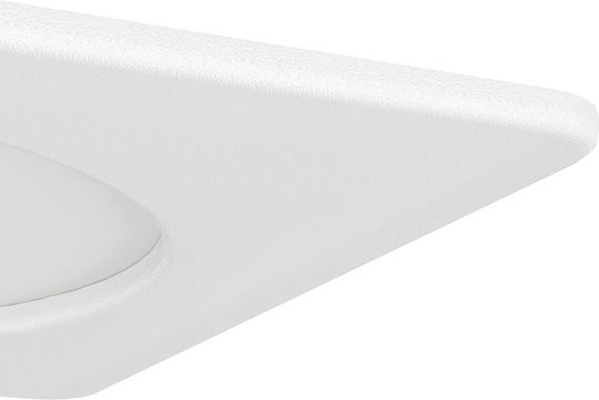 Eglo Fueva Χωνευτό LED Panel με Θερμό Λευκό Φως 2700K