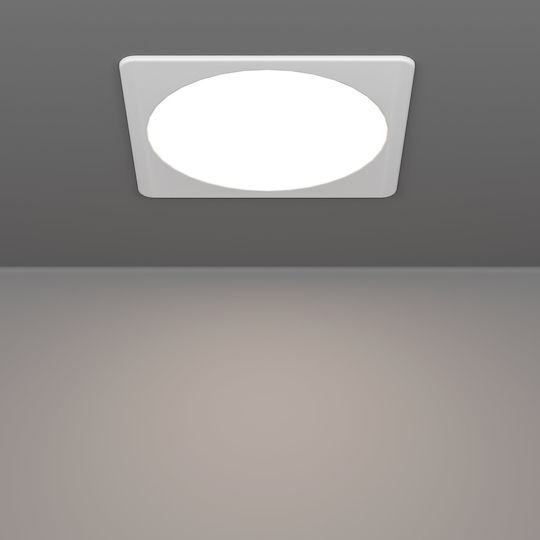 Eglo Fueva Χωνευτό LED Panel με Θερμό Λευκό Φως 2700K
