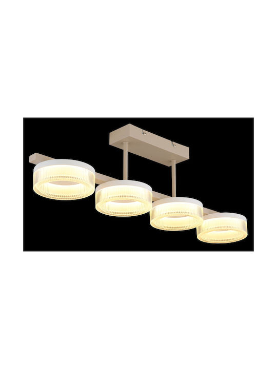 Globo Lighting Luminiță De Tavan Montată Bej Cu LED Integrat