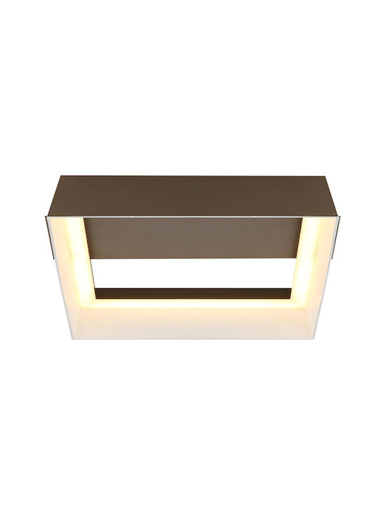 Globo Lighting Таванно Осветително Тяло Кафяво с Интегриран LED