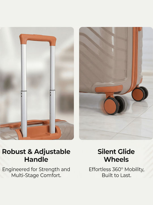 Cardinal Куфари за пътуване Твърди Бежови Максимална Височина 66.5см