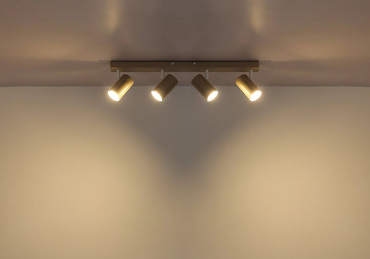 Globo Lighting Robby Спот с Цокъл GU10 в Бежов Цвят