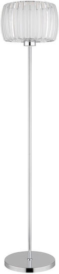 Globo Lighting Φωτιστικό Δαπέδου Ασημί