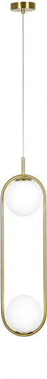 Home Lighting Prato Висящо Осветително Тяло Златист с Цокъл G9 18см.