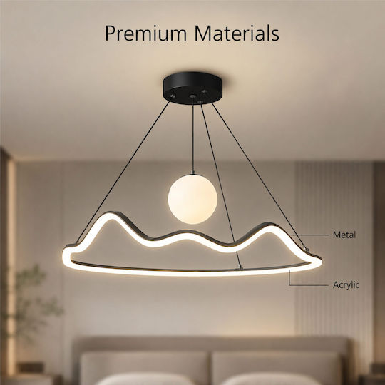 Lightplanet Lustră LED cu Alb Rece Lumină