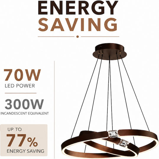 Lightplanet Lustră LED cu Alb Natural Lumină