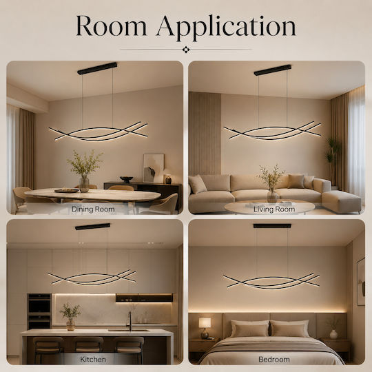 Lightplanet Lumini Suspendate LED Cu Lumină Alb Natural