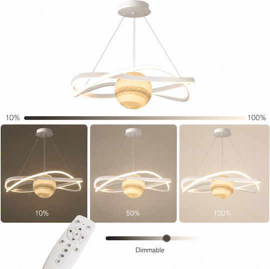 Lightplanet Lumini Suspendate Negru LED Cu Lumină Alb Natural