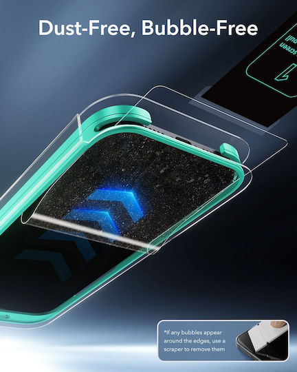ESR Full Glue Screen Protector 2 Bucăți (iPhone 17 Pro Max / iPhone 16 Pro Max)