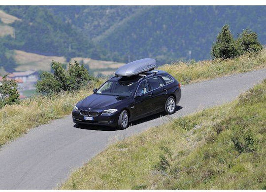 Menabo Mania Cutie Portbagaj De Plafon Auto 460lt Argint Lucioasă