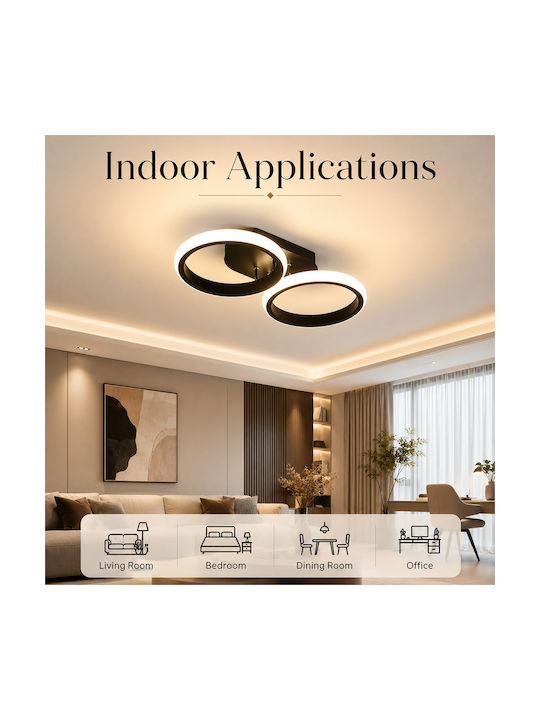 Lightplanet Plafonieră de Tavan cu LED Integrat și Telecomandă