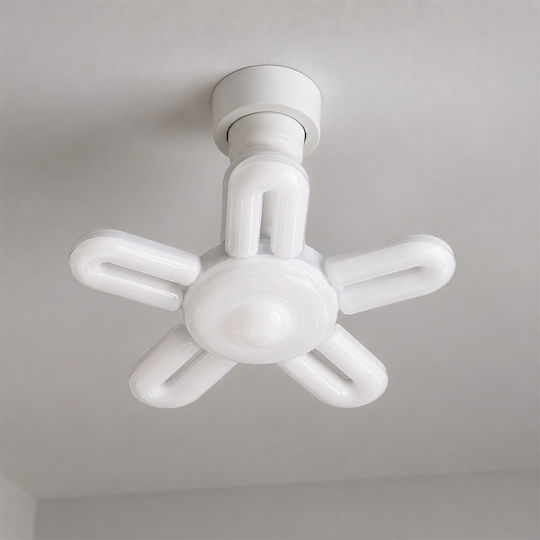 LED крушка 60W за фасунга E27 Хладно бяло
