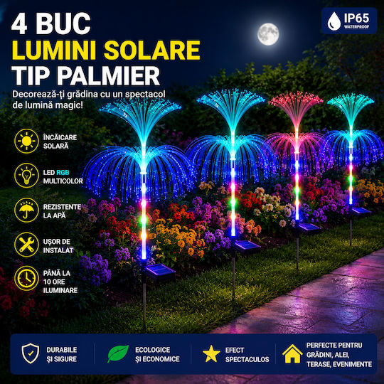 Smart Set 2 Lampi Solare RGB Cu Fotocelul