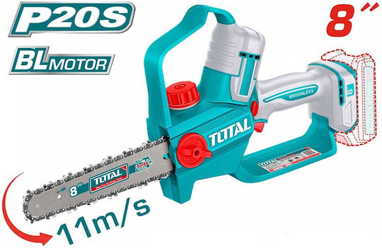 Total TOSLI251085E Σετ 2 Αλυσοπρίονα Brushless 20V με 2 Μπαταρίες 4Ah