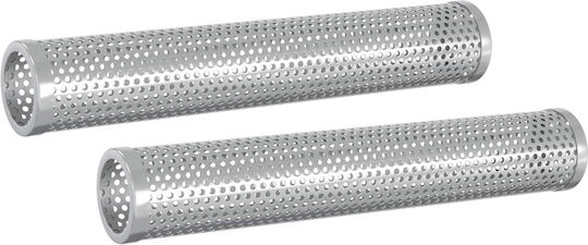vidaXL Stainless Steel Souvlaki 80cm 3pcs