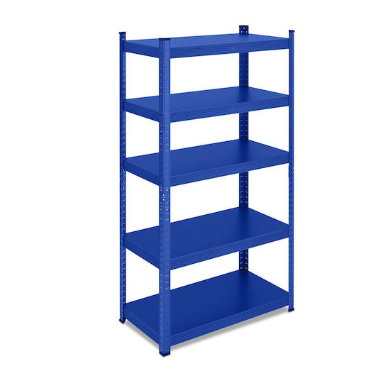 Relaxdays Ραφιέρα Dexion 75x30x150εκ. με 5 Ράφια Συνολικής Αντοχής 875kg