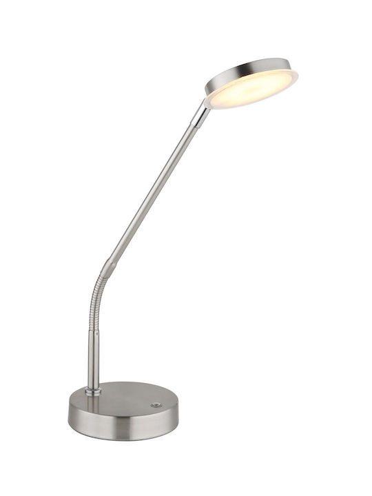 Globo Lighting LED Φωτιστικό Γραφείου σε Ασημί Χρώμα