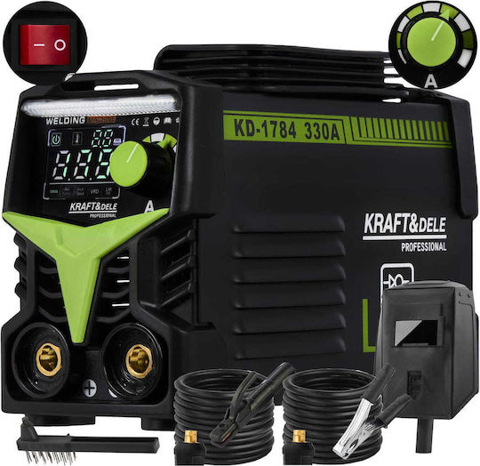 Mașină de sudură inverter MMA TIG Lift 330A Kraft&Dele VRD 230V KD1784