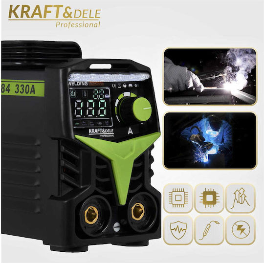 Mașină de sudură inverter MMA TIG Lift 330A Kraft&Dele VRD 230V KD1784