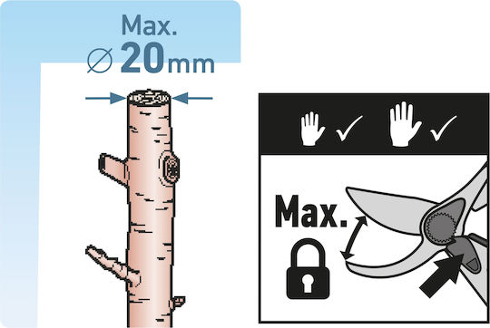 Foarfecă de tăiere Bypass Extol Premium 8872102 SK5 215 mm