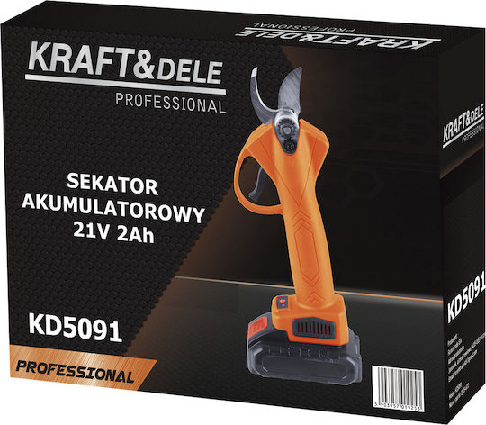 Foarfecă de tăiere fără fir 21v 2ah x 2 buc + încărcător Kd5091