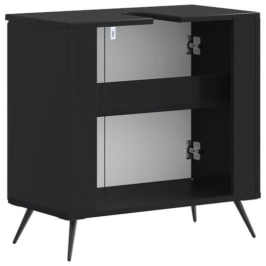 vidaXL vidaXL Bathroom Vanity Unit Without Sink W59.5xD31.5xH59cm Black