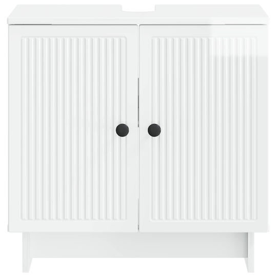 vidaXL Плот без мивка Ш59.5xД31.5xВ59cm Бял