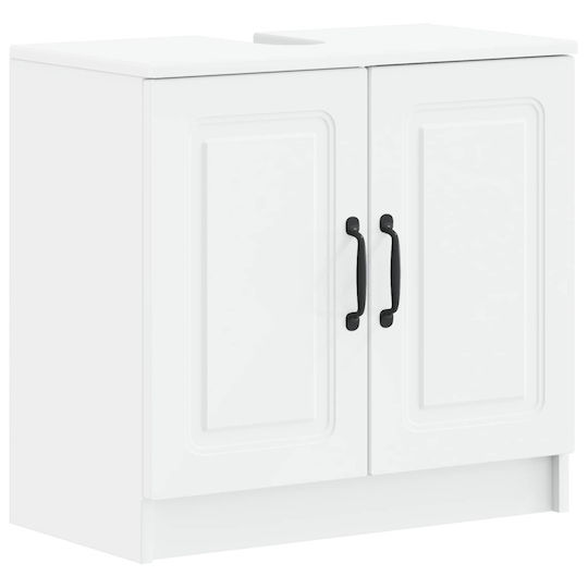 vidaXL Бял Плот без Мивка Ш59.5xД31.5xВ59cm vidaXL Бял Плот без Мивка Ш59.5xД31.5xВ59cm