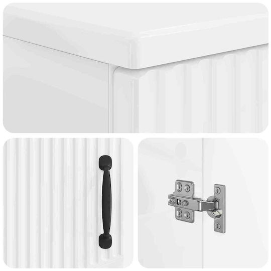 vidaXL Vanity Unit Without Sink W59.5xD31.5xH56cm White