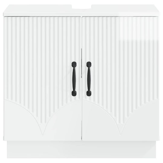 vidaXL Vanity Unit Without Sink W59.5xD31.5xH56cm White
