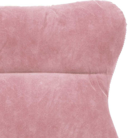 Relax Samt Sessel Rosa 69x74x93cm