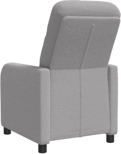 Relax Armchair Light Grey 66x95x100cm