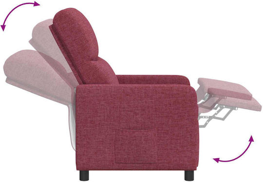 Relax Sessel Massage Roter 66x95x100cm
