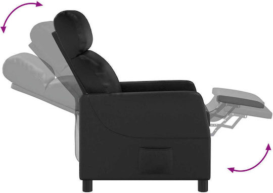Relax Sessel Schwarz 66x95x100cm